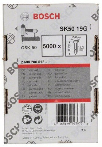 Load image into Gallery viewer, Bosch accessoires nagel met verzonken kop sk50 19mm | 1.2mm - 2608200512