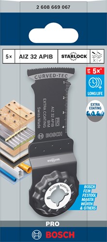 Load image into Gallery viewer, Bosch accessoires pro aiz 32 apib invalzaagblad | 32 x 50 mm | 5 stuks - 2608669067