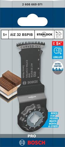 Afbeelding laden in galerijviewer, Bosch accessoires pro aiz 32 bspib invalzaagblad | 32 x 50 mm | 5 stuks - 2608669071