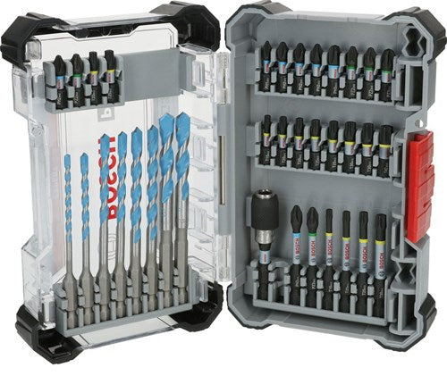 Afbeelding laden in galerijviewer, Bosch accessoires bosch pro slagschroevendraaier bits en multi bouwboor gemengd set...