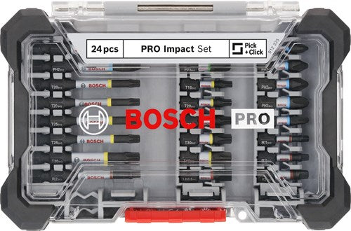 Afbeelding laden in galerijviewer, Bosch accessoires bosch professional pro impact schroefbitset 24-delig - 2608521u75