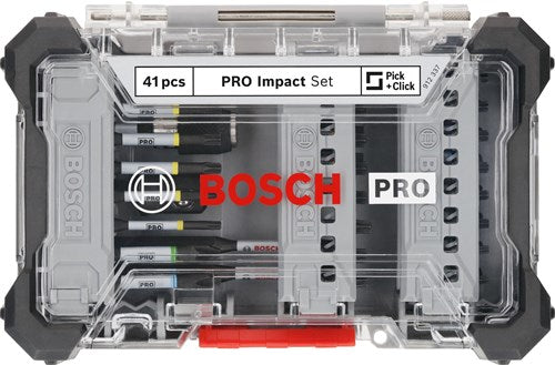 Afbeelding laden in galerijviewer, Bosch accessoires bosch professional pro impact schroefbitset 41-delig - 2608521u78