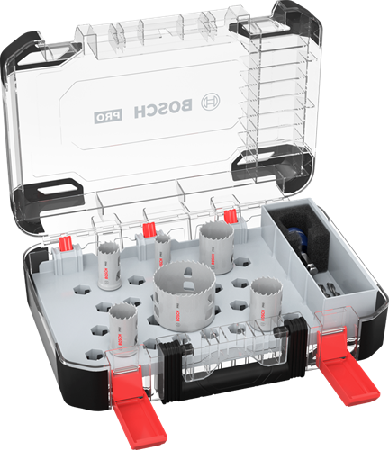 Load image into Gallery viewer, Bosch accessoires pro multi material pc plus gatzaagset | 9-delig - 2608594424