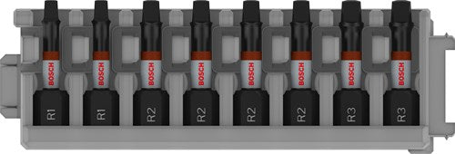 Afbeelding laden in galerijviewer, Bosch accessoires bosch pro robertson slagbit r1(x2) r2(x4) r3 (x2) 55 mm 8-delig -...