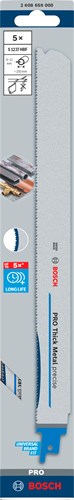 Load image into Gallery viewer, Bosch accessoires pro thick metal precise s1237hbf zaagblad | 1 |1 x 25 x 300 mm | 5-delig - 2608659000