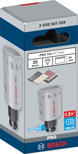 Load image into Gallery viewer, Bosch accessoires pro tile pc plus gatzaag | 35 mm | hs - 2608901558