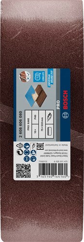 Load image into Gallery viewer, Bosch accessoires schuurbanden redwood | 75 x 533 mm | k40 | per 10 | 2608606080 - 2608606080