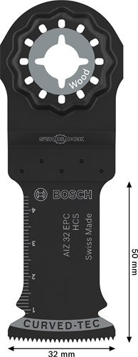 Load image into Gallery viewer, Bosch accessoires wood zaagblad aiz 32 epc | starlock | 32 x 50 mm | 5 stuks - 2608669249