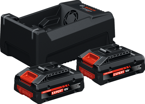 Load image into Gallery viewer, Bosch blauw accu starterset exba18v-40 | 2x exba18v-40 + lader gal 12v 18v-80 - 1600a0373j