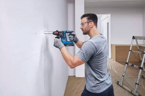 Afbeelding laden in galerijviewer, Bosch blauw gbh 18v-18 accu-boorhamer | zonder accu's en lader - 0611927000