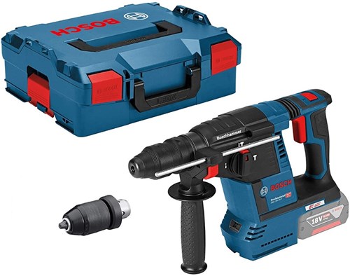 Load image into Gallery viewer, Bosch blauw gbh 18v-26 f accu boorhamer 2.6j | solo zonder accu's en lader in l-boxx - 0611910001