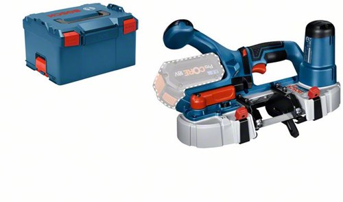 Afbeelding laden in galerijviewer, Bosch blauw bosch professional gcb 18v-63 accu bandzaag 18v basic body in l-boxx - 06012a0401