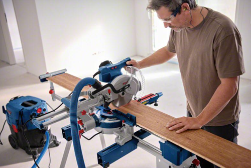 Load image into Gallery viewer, Bosch blauw gcm 305-216 d afkortzaag | 305 mm | 1200 w - 0601b49000