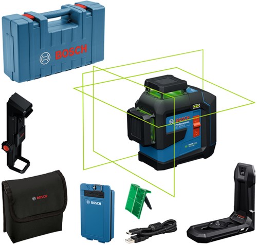 Load image into Gallery viewer, Bosch blauw gll 80-33 cg lijnlaser | 1 x accu ba 3.7v 3.0ah xl li-ion | in koffer - 0601065501