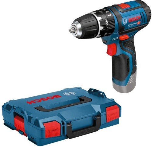 Load image into Gallery viewer, Bosch blauw gsb 12v-15 solo klopboormachine | zonder accu's en lader in l-boxx - 06019b690e