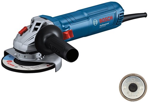 Load image into Gallery viewer, Bosch blauw gws 12-125 haakse slijper | incl. sds moer - 06013a6104