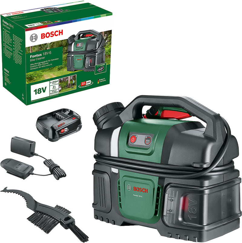 Load image into Gallery viewer, Bosch groen grs bosch fontus drukreiniger bike kit 18v m accu