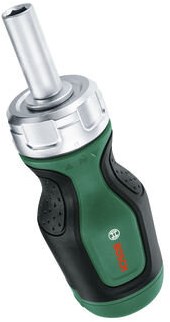 Load image into Gallery viewer, Bosch groen compacte bit-ratelschroevendraaier + 6 bits - 1600a032uy