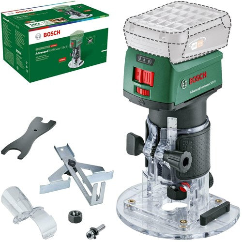 Load image into Gallery viewer, Bosch groen accu freesmachine | advancedtrimrouter | 18v-8 | zonder accu's en lader - 06039d5000