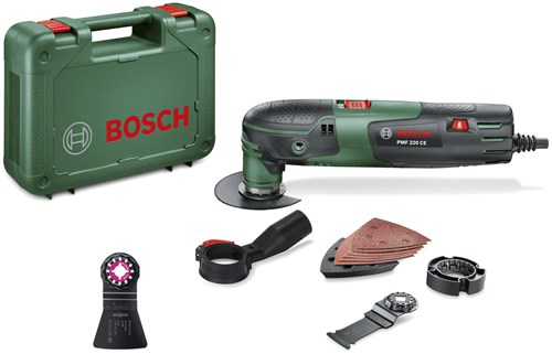 Load image into Gallery viewer, Bosch groen pmf 220 ce multitool 220w | inclusief accessoires - 0603102006