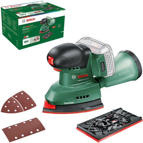 Load image into Gallery viewer, Bosch groen universalsander 18v-10 bt accumultischuurmachine | 18v | zonder accu en lader - 06033e3100