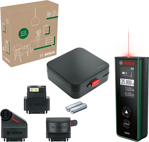 Load image into Gallery viewer, Bosch groen zamo laserafstandsmeter set | inclusief batterijen - 06036729z1