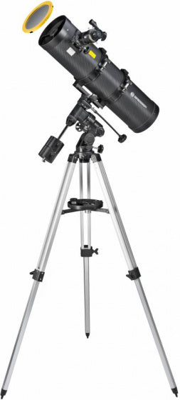 Load image into Gallery viewer, Bresser Spiegeltelescoop Pollux 150 750 parabolisch EQ3 zwart