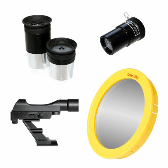 Load image into Gallery viewer, Bresser Spiegeltelescoop Pollux 150 750 parabolisch EQ3 zwart