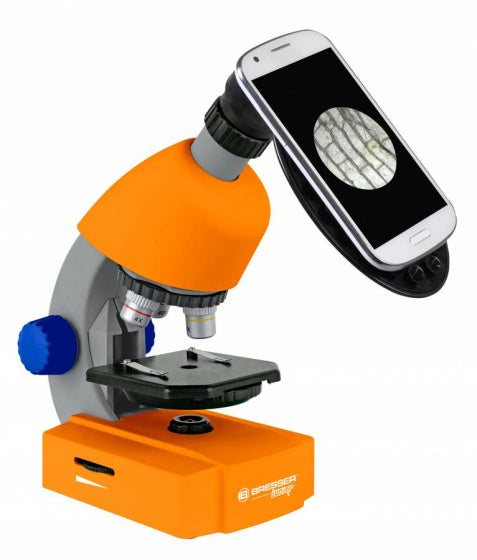Load image into Gallery viewer, Bresser Telescoop en microscoop junior 35 cm oranje