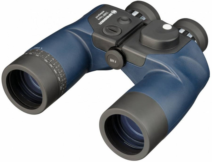 Load image into Gallery viewer, Bresser Topas 7x50 verrekijker Kompas blauw