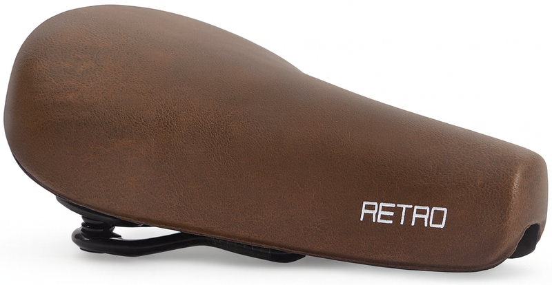 Load image into Gallery viewer, Edge fietszadel city retro - donkerbruin (op kaart)
