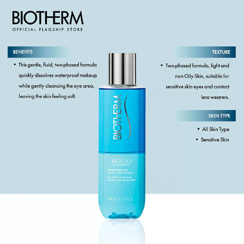 Load image into Gallery viewer, Biotherm waterproof make-up entferner biocils fles 100ml dames