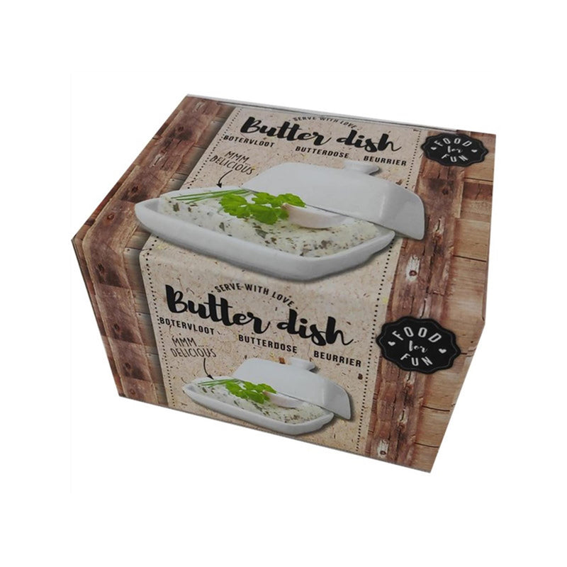 Afbeelding laden in galerijviewer, Kitchen tools botervloot porselein 10x7,5x5cm