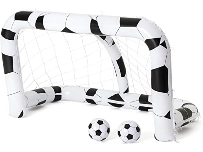 Load image into Gallery viewer, Bestway opblaasbaar voetbaldoel 213x117x125cm incl. 2 ballen
