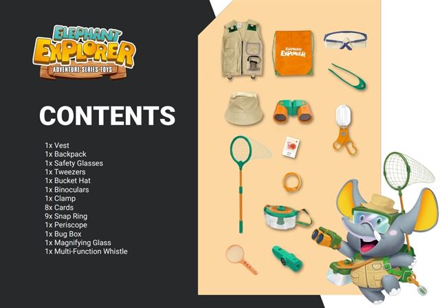 Load image into Gallery viewer, Byomic kids explorer set 28-delig