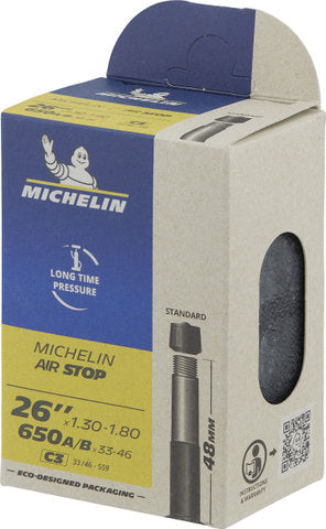 Load image into Gallery viewer, Michelin c3 airstop inner tube for 26