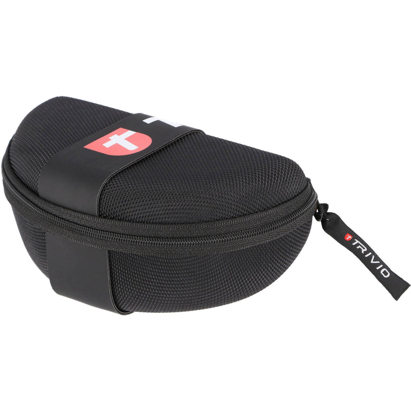 Load image into Gallery viewer, Trivio - fietsbril hadley rood wit met 2 extra lenzen