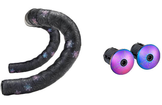 Load image into Gallery viewer, Supacaz - super sticky kush galaxy stuurlint zwart oil slick