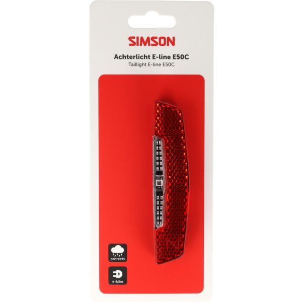Load image into Gallery viewer, Simson aurora achterlicht e-line e50c
