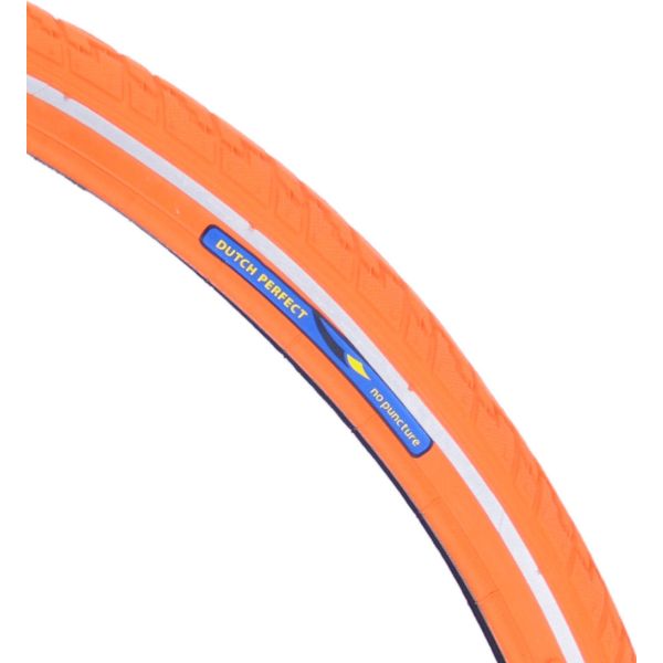Load image into Gallery viewer, Dutch perfect buitenband 28 x 1.40 40-622mm anti-lek - orange met reflectie