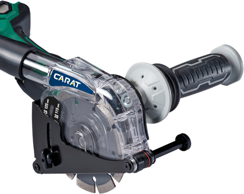 Load image into Gallery viewer, Carat dustprotect | transparant stofkap haakse slijper ø115 - ø125 – dpz0200000