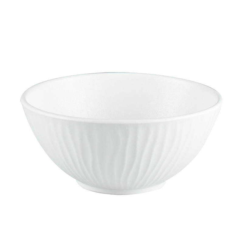 Afbeelding laden in galerijviewer, Cark kom ripple white ø13cm