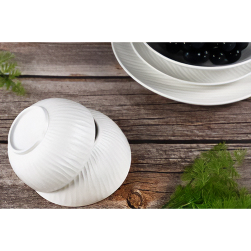 Afbeelding laden in galerijviewer, Cark kom ripple white ø13cm