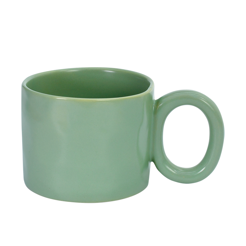 Afbeelding laden in galerijviewer, Cark mok matte mintgroen 380ml ø10x8cm