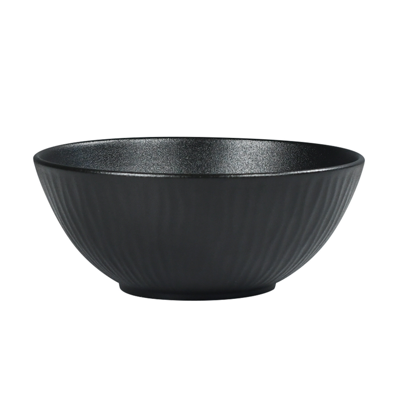 Afbeelding laden in galerijviewer, Cark schaal ripple black ø19cm