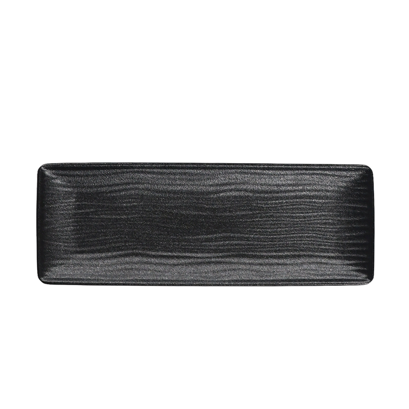 Afbeelding laden in galerijviewer, Cark serveerschaal ripple black 25x9cm
