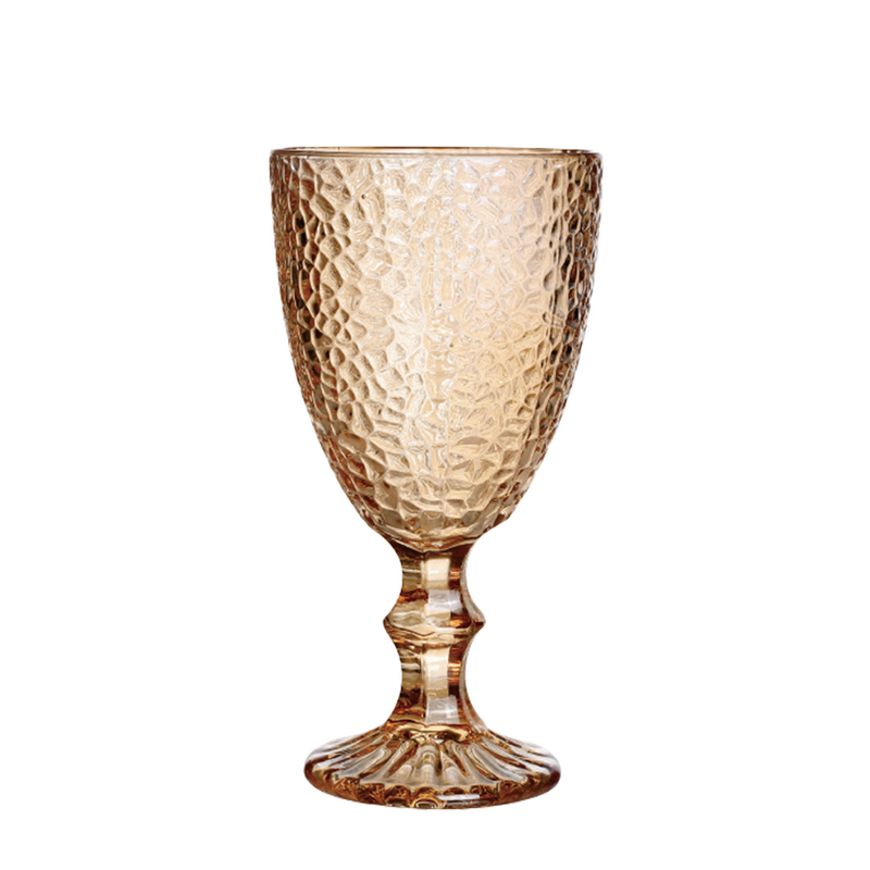 Afbeelding laden in galerijviewer, Cark wijnglas cobblestone amber 340ml 6 stuks