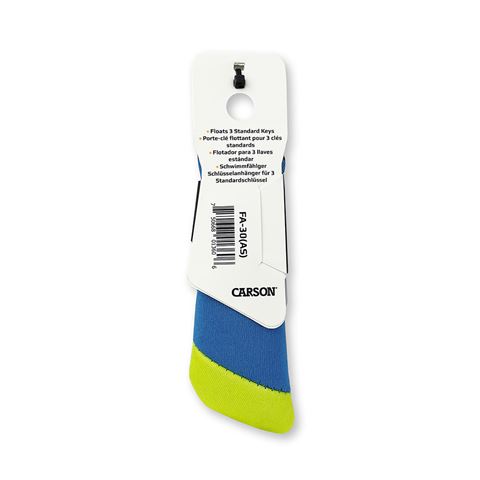Load image into Gallery viewer, Carson drijvende sleutelhanger voor 3 sleutels - blauw groen
