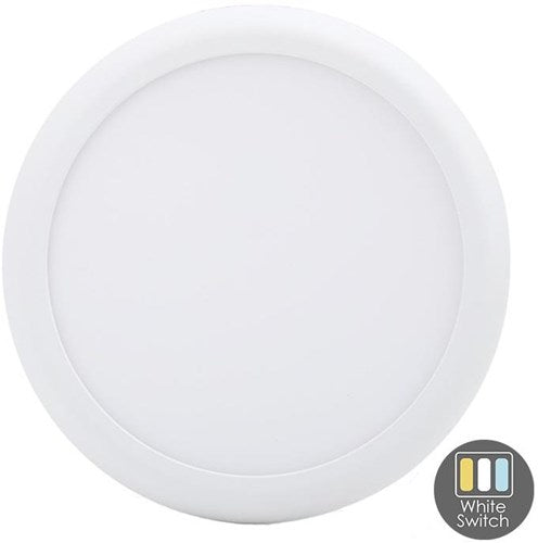 Afbeelding laden in galerijviewer, Enzo cct led panel downlighter wit 18-25w tri-white ip44 - led2542