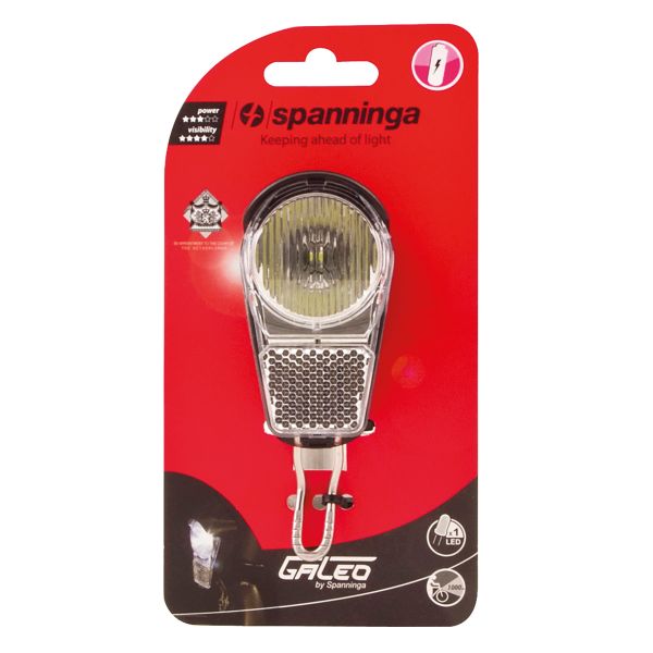 Load image into Gallery viewer, koplamp Galeo ER3F batterij led 8 cm zwart